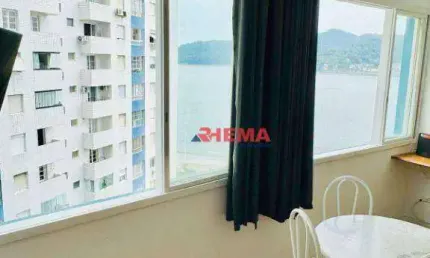 Apartamento com 1 dormitório à venda, 30 m² por r$ 235.000,00 - centro - são vicente/sp