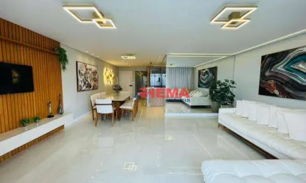 Apartamento com 3 dormitórios à venda, 127 m² por r$ 2.550.000,00 - gonzaga - santos/sp