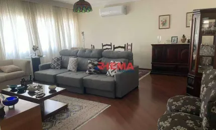 Apartamento com 3 dormitórios à venda, 170 m² por r$ 890.000,00 - boqueirão - santos/sp