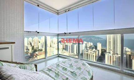 Apartamento para alugar, 160 m² por R$ 17.050,00/mês - Boqueirão - Santos/SP