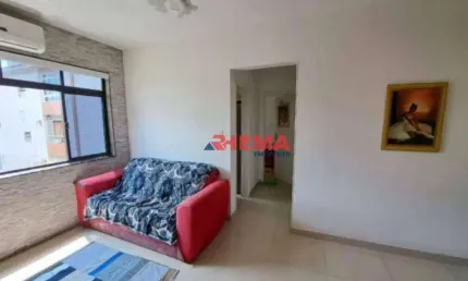 Apartamento com 2 dormitórios à venda, 85 m² por r$ 508.000,00 - aparecida - santos/sp