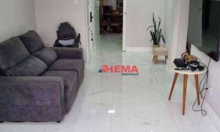 Apartamento com 2 dormitórios à venda, 87 m² por R$ 852.000,00 - Boqueirão - Santos/SP