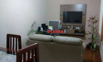 Apartamento para alugar, 58 m² por R$ 2.800,01/mês - José Menino - Santos/SP