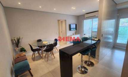 Apartamento para alugar, 66 m² por R$ 6.500,02/mês - José Menino - Santos/SP