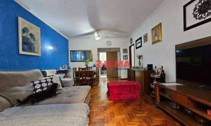 Apartamento com 3 dormitórios à venda, 120 m² por R$ 645.000,00 - Ponta da Praia - Santos/SP