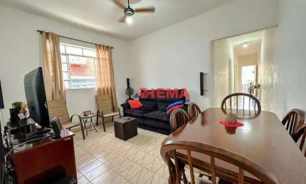 Apartamento com 2 dormitórios à venda, 90 m² por r$ 385.000,00 - boqueirão - santos/sp