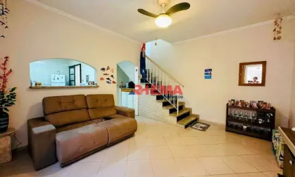 Sobrado com 3 dormitórios à venda, 98 m² por r$ 599.000,00 - embaré - santos/sp