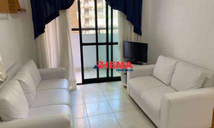 Apartamento com 2 dormitórios para alugar, 70 m² por R$ 4.690,01/mês - Pompéia - Santos/SP