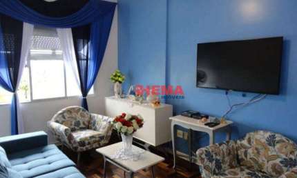Apartamento para alugar, 88 m² por R$ 4.100,01/mês - José Menino - Santos/SP