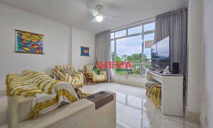 Apartamento com 3 dormitórios à venda, 132 m² por R$ 1.200.000,00 - Embaré - Santos/SP