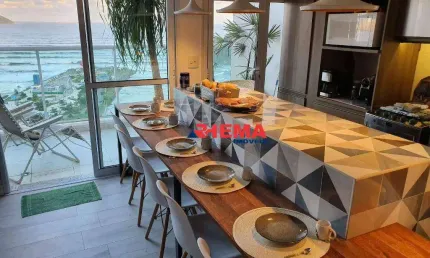 Apartamento duplex com 2 dormitórios à venda, 87 m² por r$ 1.170.000,00 - josé menino - santos/sp