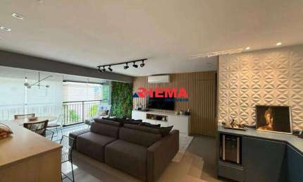 Apartamento com 2 dormitórios à venda, 84 m² por R$ 870.000,00 - Marapé - Santos/SP