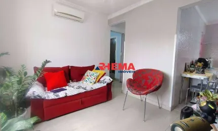 Apartamento com 2 dormitórios à venda, 42 m² por r$ 280.000,00 - aparecida - santos/sp