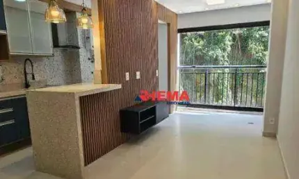 Apartamento com 2 dormitórios à venda, 63 m² por r$ 752.000,00 - marapé - santos/sp