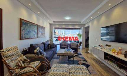 Apartamento com 4 dormitórios à venda, 174 m² por R$ 1.950.000,00 - Aparecida - Santos/SP