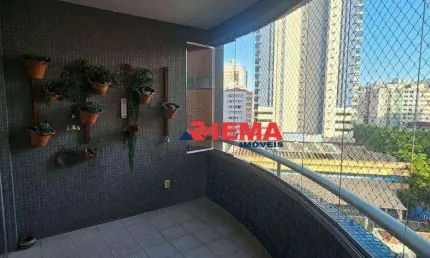 Apartamento com 4 dormitórios para alugar, 202 m² por R$ 10.030,00/mês - Pompéia - Santos/SP