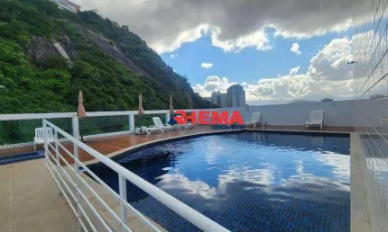 Apartamento com 2 dormitórios à venda, 68 m² por r$ 687.000 - marapé - santos/sp
