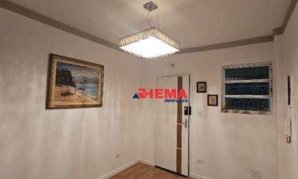 Apartamento com 1 dormitório à venda, 48 m² por R$ 390.000,00 - Gonzaga - Santos/SP