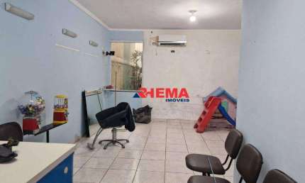 Casa com 3 dormitórios para alugar, 85 m² por R$ 4.815,02/mês - Aparecida - Santos/SP