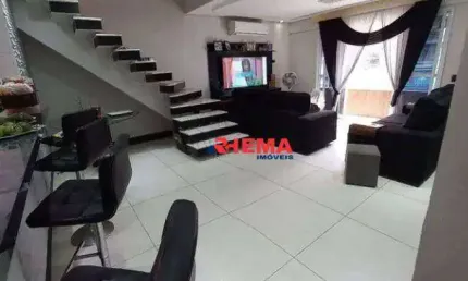Sobrado com 5 dormitórios à venda, 368 m² por R$ 1.810.000,00 - Marapé - Santos/SP