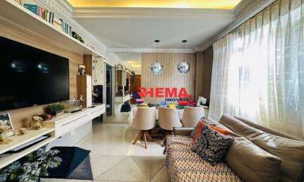 Apartamento com 2 dormitórios à venda, 67 m² por R$ 460.000,00 - Gonzaga - Santos/SP