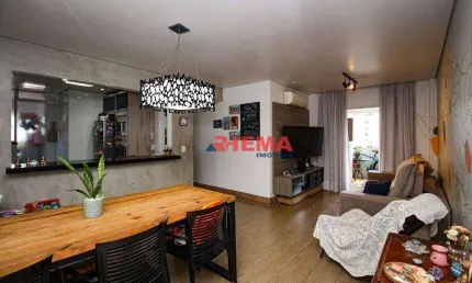Apartamento com 2 dormitórios à venda, 78 m² por r$ 780.000,00 - ponta da praia - santos/sp