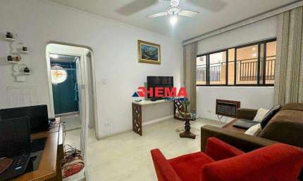 Apartamento com 1 dormitório à venda, 51 m² por R$ 450.000,00 - Ponta da Praia - Santos/SP