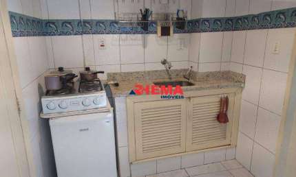 Kitnet para alugar, 29 m² por R$ 1.600/mês - Itararé - São Vicente/SP