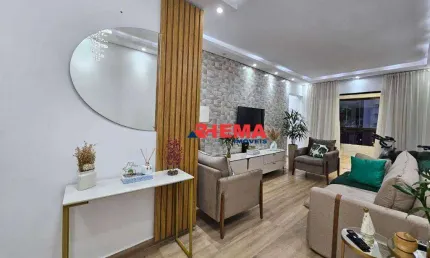 Apartamento com 2 dormitórios à venda, 100 m² por r$ 687.000,00 - marapé - santos/sp