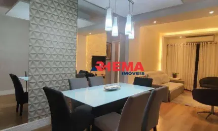 Apartamento com 2 dormitórios à venda, 110 m² por R$ 720.000,00 - Marapé - Santos/SP