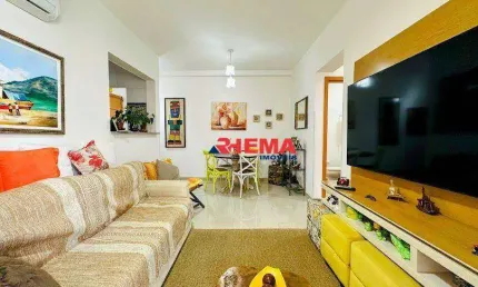 Apartamento com 2 dormitórios à venda, 72 m² por r$ 970.000,00 - embaré - santos/sp