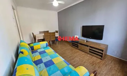Apartamento com 1 dormitório à venda, 50 m² por r$ 463.000,00 - gonzaga - santos/sp
