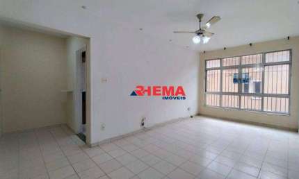 Apartamento para alugar, 95 m² por R$ 3.300,01/mês - Ponta da Praia - Santos/SP