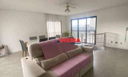 Cobertura com 3 dormitórios à venda, 160 m² por R$ 800.000,00 - Macuco - Santos/SP