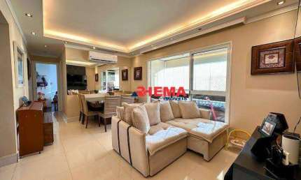 Apartamento com 3 dormitórios à venda, 79 m² por R$ 850.000,00 - Gonzaga - Santos/SP