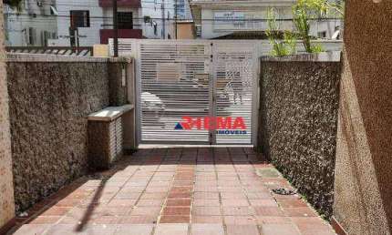 Sobrado com 3 dormitórios para alugar, 165 m² por R$ 4.500,01/mês - Embaré - Santos/SP