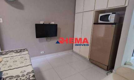 Kitnet para alugar, 28 m² por R$ 1.700/mês - José Menino - Santos/SP