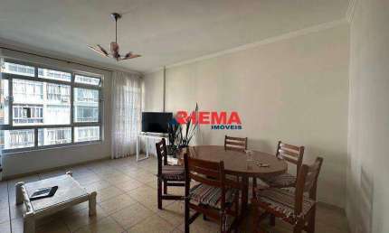 Apartamento com 3 dormitórios para alugar, 120 m² por R$ 5.300,02/mês - Ponta da Praia - Santos/SP