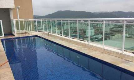 Apartamento com 3 dormitórios para alugar, 109 m² por R$ 6.500,00/ano - Gonzaga - Santos/SP
