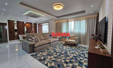 Apartamento com 3 dormitórios à venda, 147 m² por R$ 1.360.000,00 - Boqueirão - Santos/SP