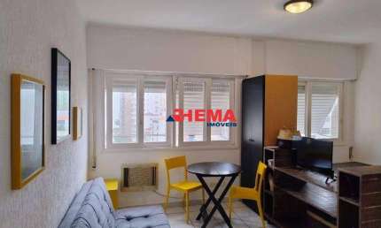 Sala-Living para alugar, 30 m² por R$ 2.500/mês - Aparecida - Santos/SP