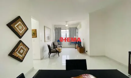 Apartamento com 2 dormitórios à venda, 107 m² por R$ 1.000.000,00 - Aparecida - Santos/SP