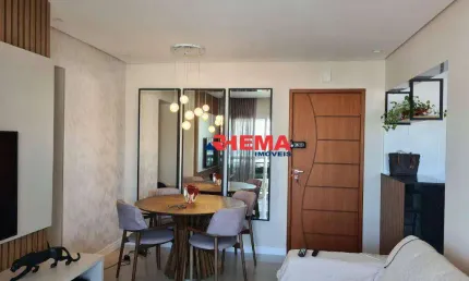 Apartamento dois dormittóriross c/ suíitte e sacada no campo grande