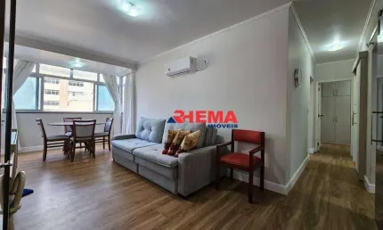Apartamento com 3 dormitórios à venda, 88 m² por r$ 750.000,00 - pompéia - santos/sp