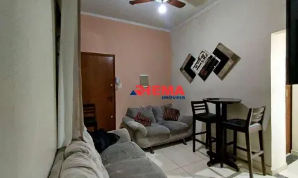 Apartamento com 2 dormitórios à venda, 55 m² por R$ 350.000,00 - Embaré - Santos/SP