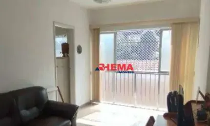 Apartamento com 1 dormitório à venda, 50 m² por r$ 245.000,00 - josé menino - santos/sp