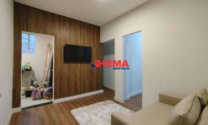 Apartamento com 2 dormitórios à venda, 55 m² por R$ 400.000,00 - Embaré - Santos/SP