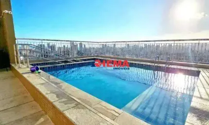 Apartamento com 2 dormitórios à venda, 64 m² por R$ 570.000,00 - Estuário - Santos/SP