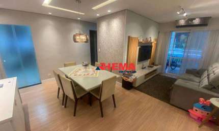 Apartamento com 3 dormitórios à venda, 83 m² por R$ 760.000,00 - Marapé - Santos/SP