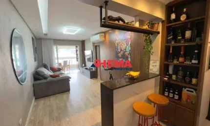 Apartamento com 2 dormitórios à venda, 95 m² por r$ 1.060.000,00 - vila belmiro - santos/sp